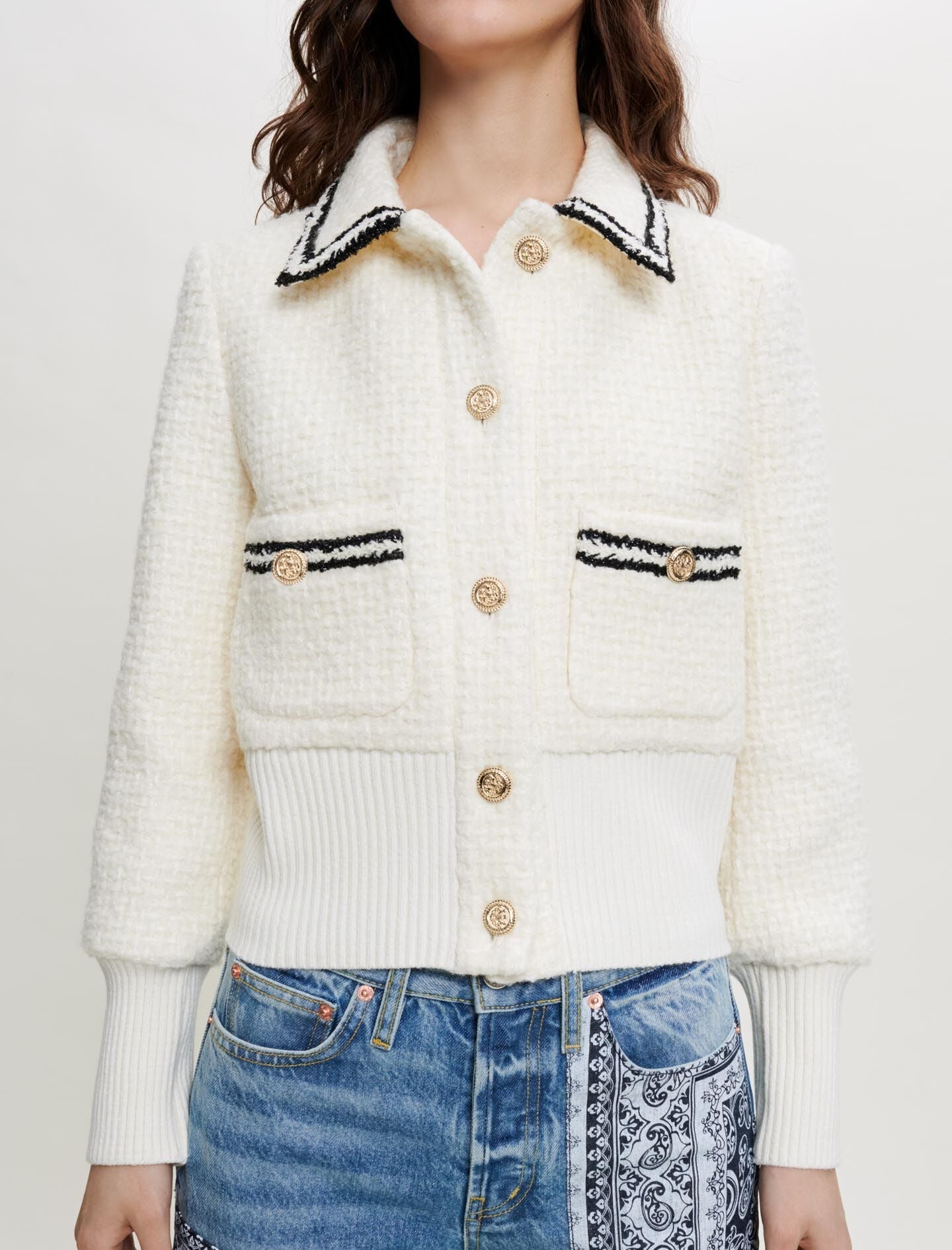 DOUBLE-FACED WOOL-BLEND COAT