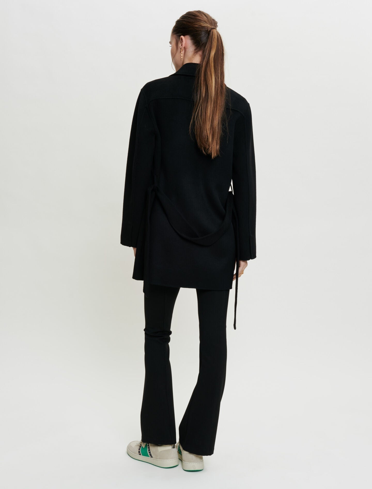 DOUBLE-FACED WOOL-BLEND COAT