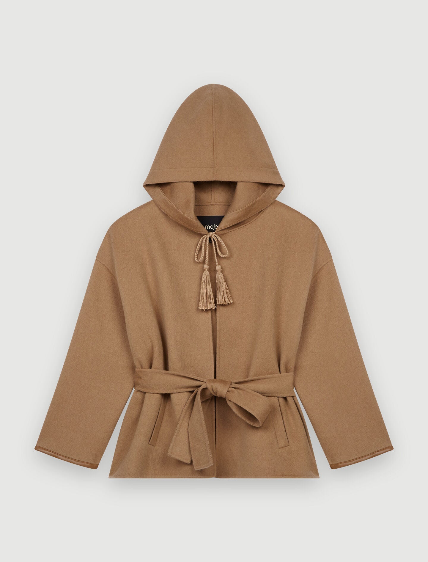 DOUBLE-FACED COAT WITH HOOD