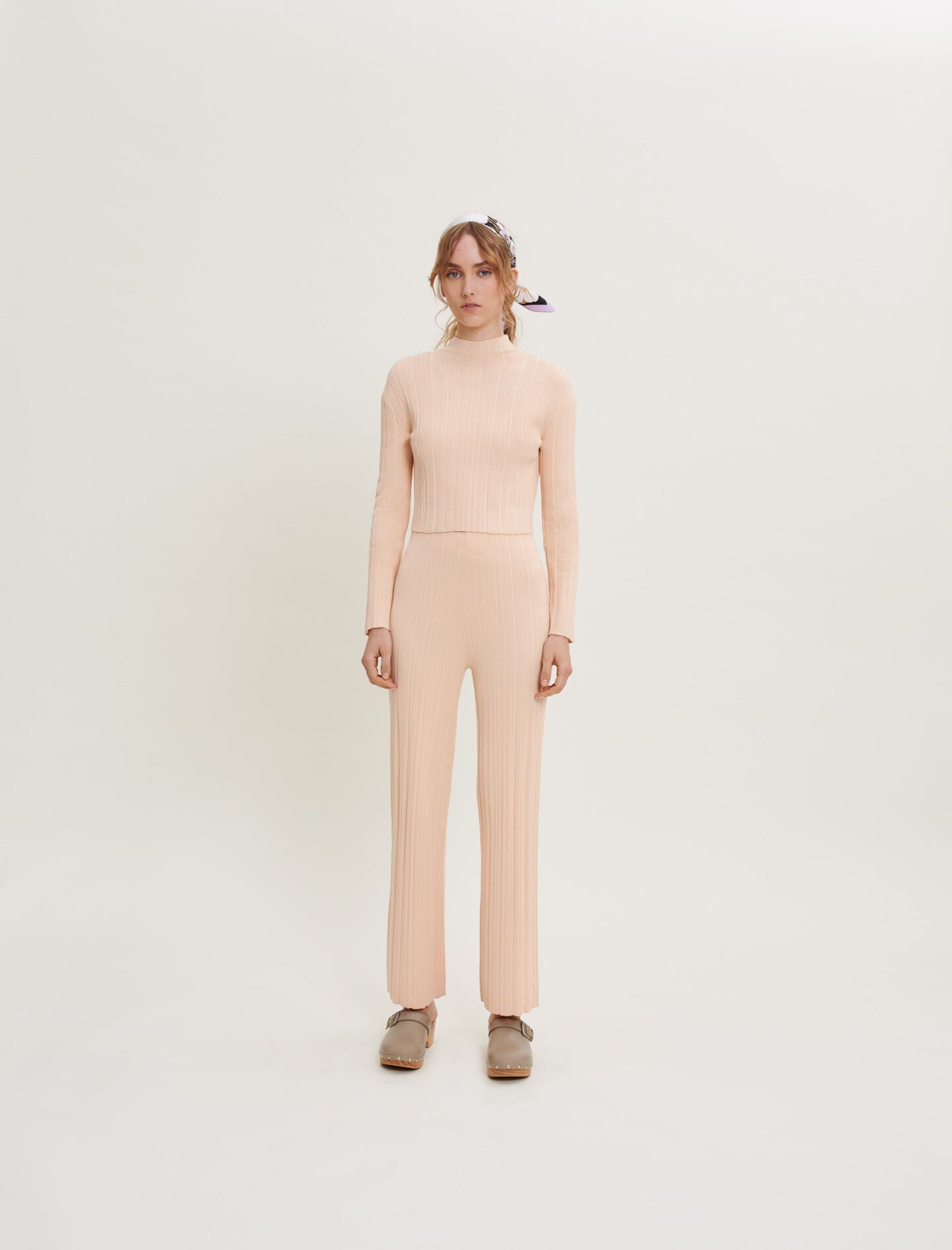 RIBBED KNIT JUMPER