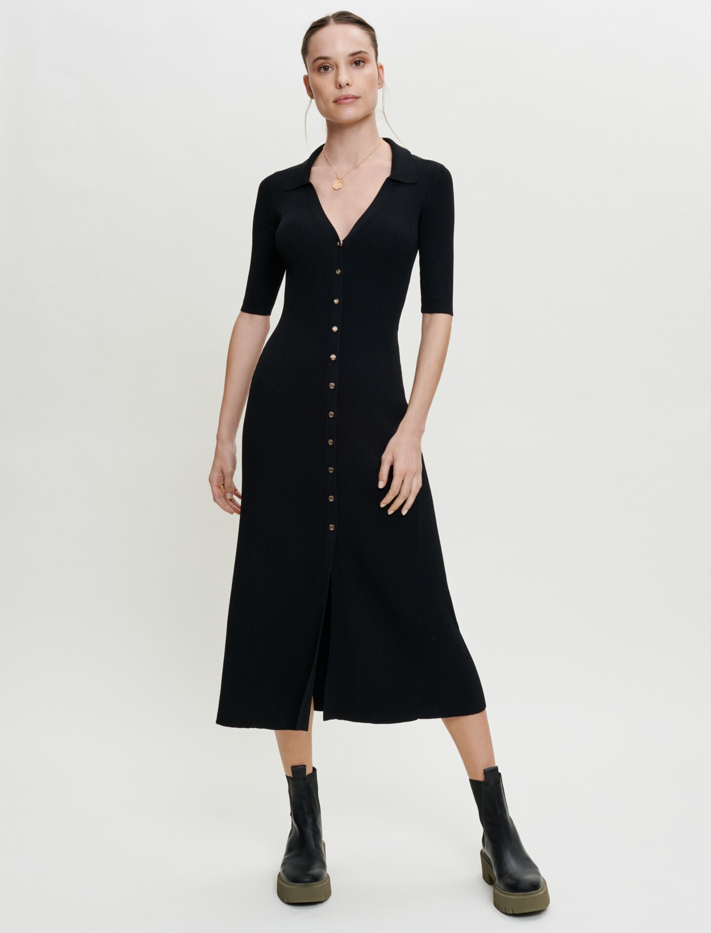 STRETCH KNIT DRESS