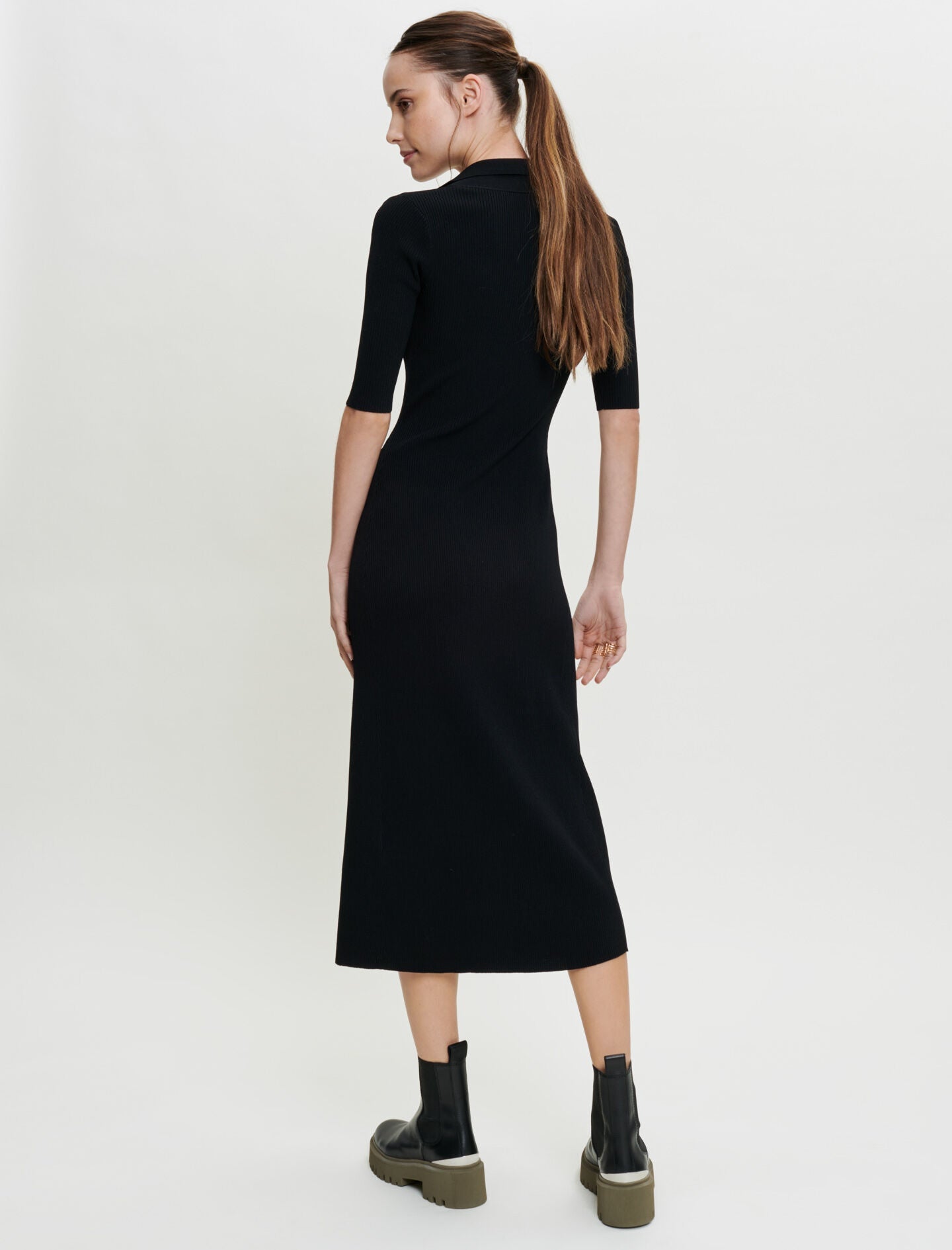 STRETCH KNIT DRESS