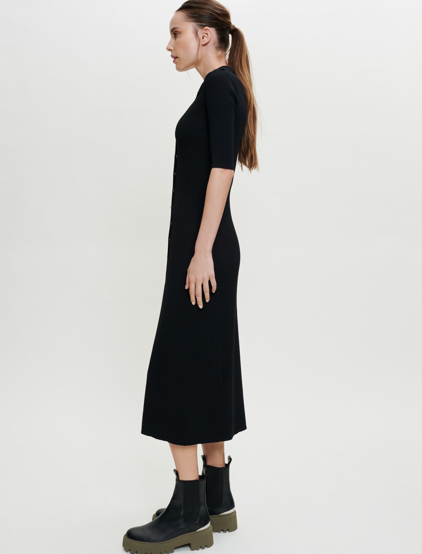 STRETCH KNIT DRESS