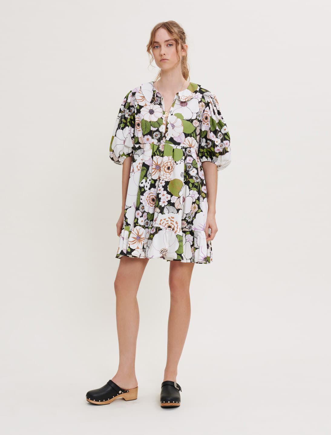 70S FLORAL PRINT DRESS