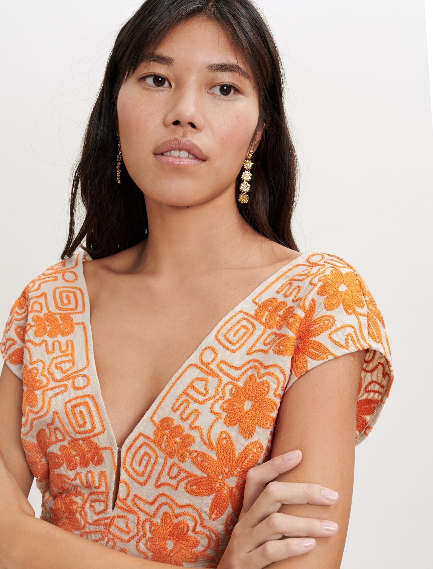 FULLY EMBROIDERED DRESS