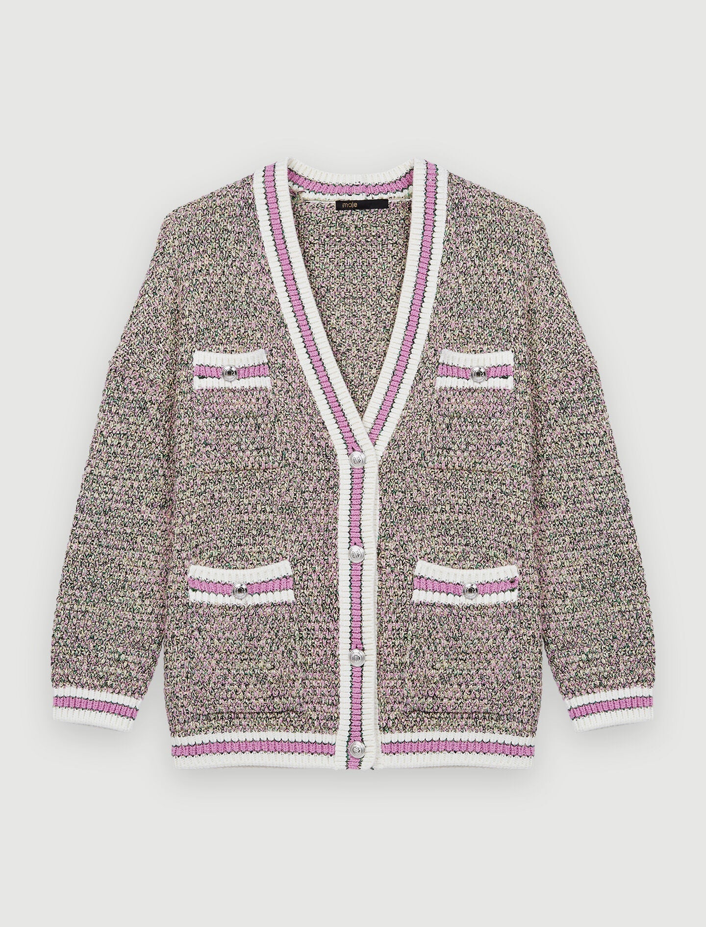 TWEED EFFECT CARDIGAN