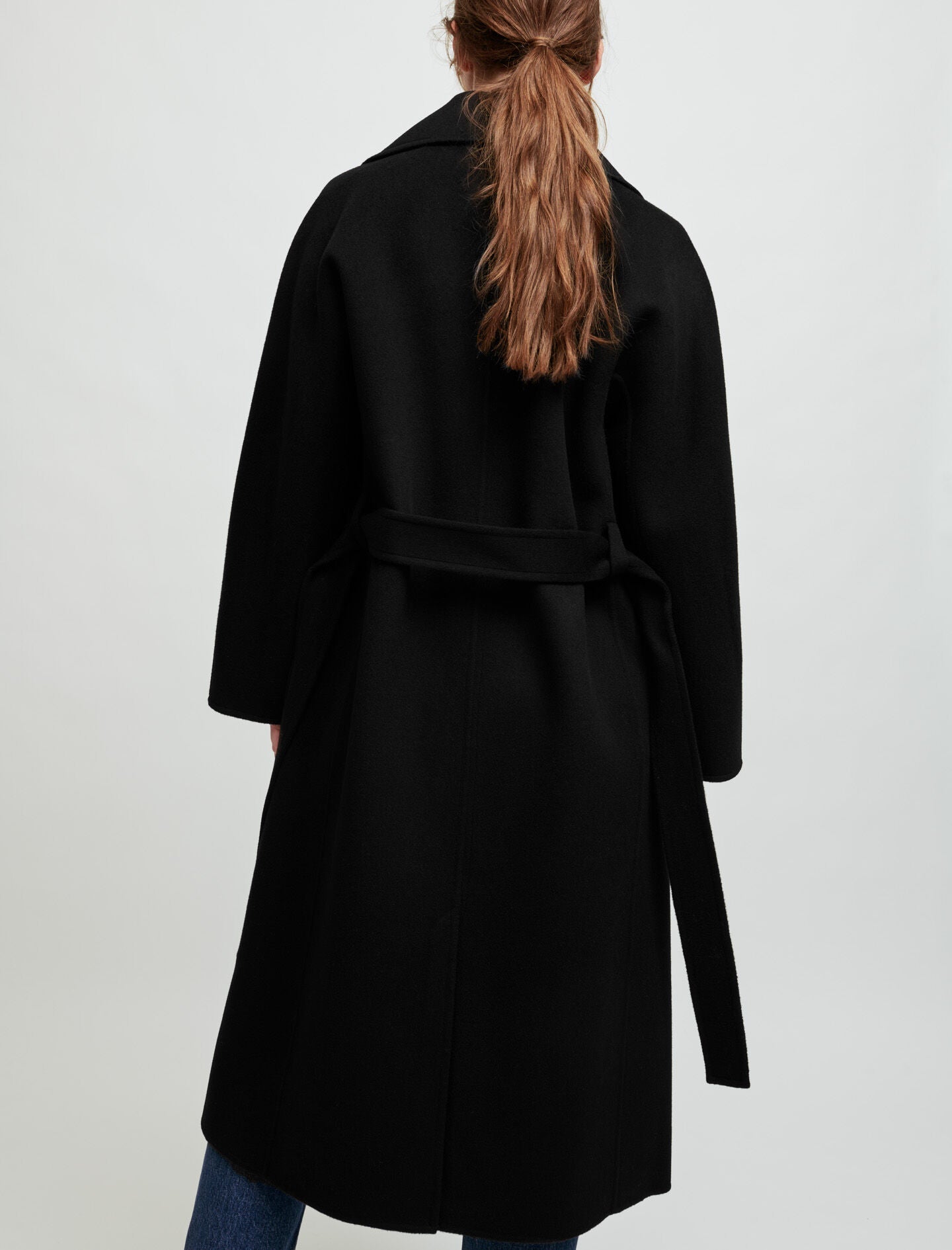 DOUBLE-FACED WOOL-BLEND COAT