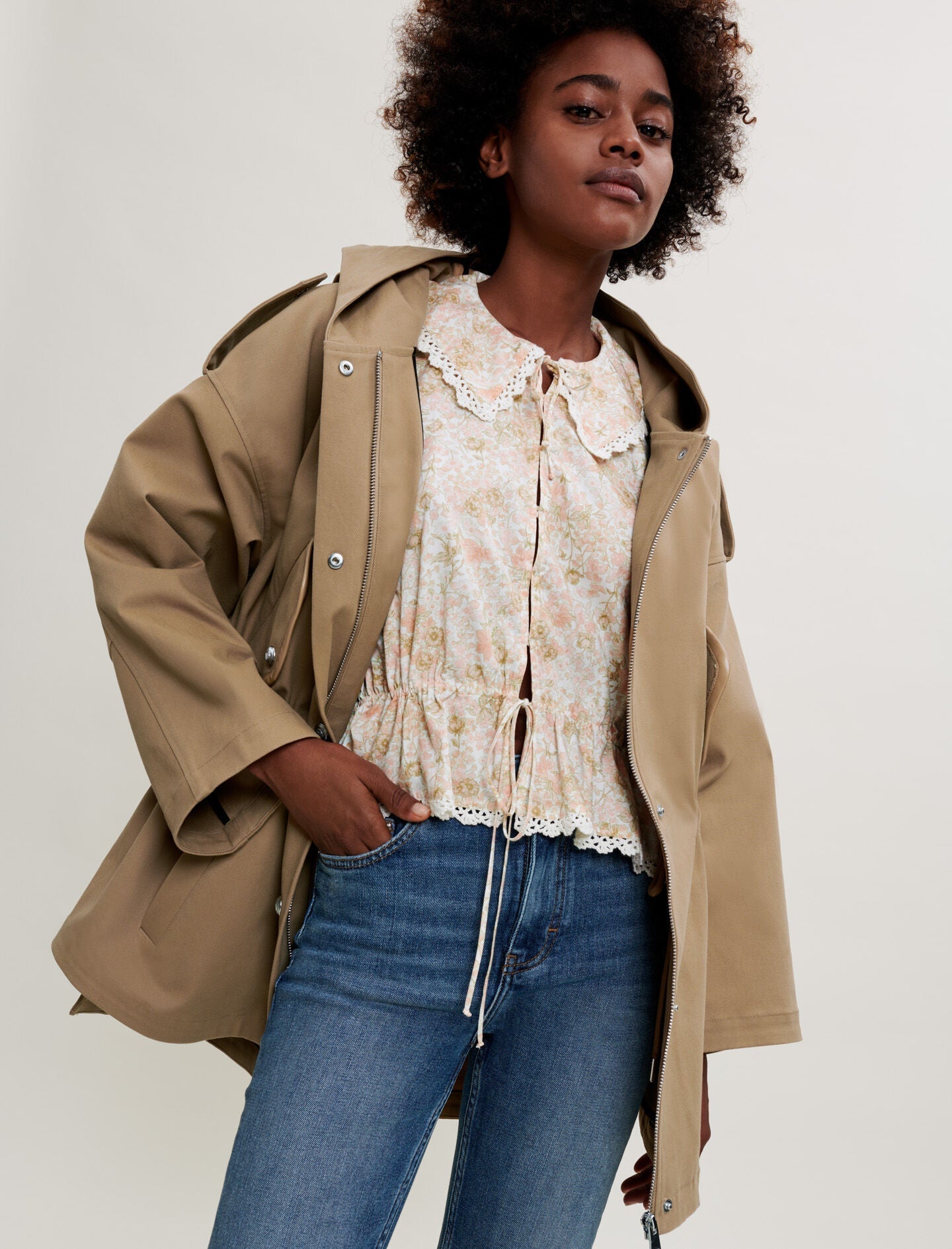 OVERSIZED COTTON COAT