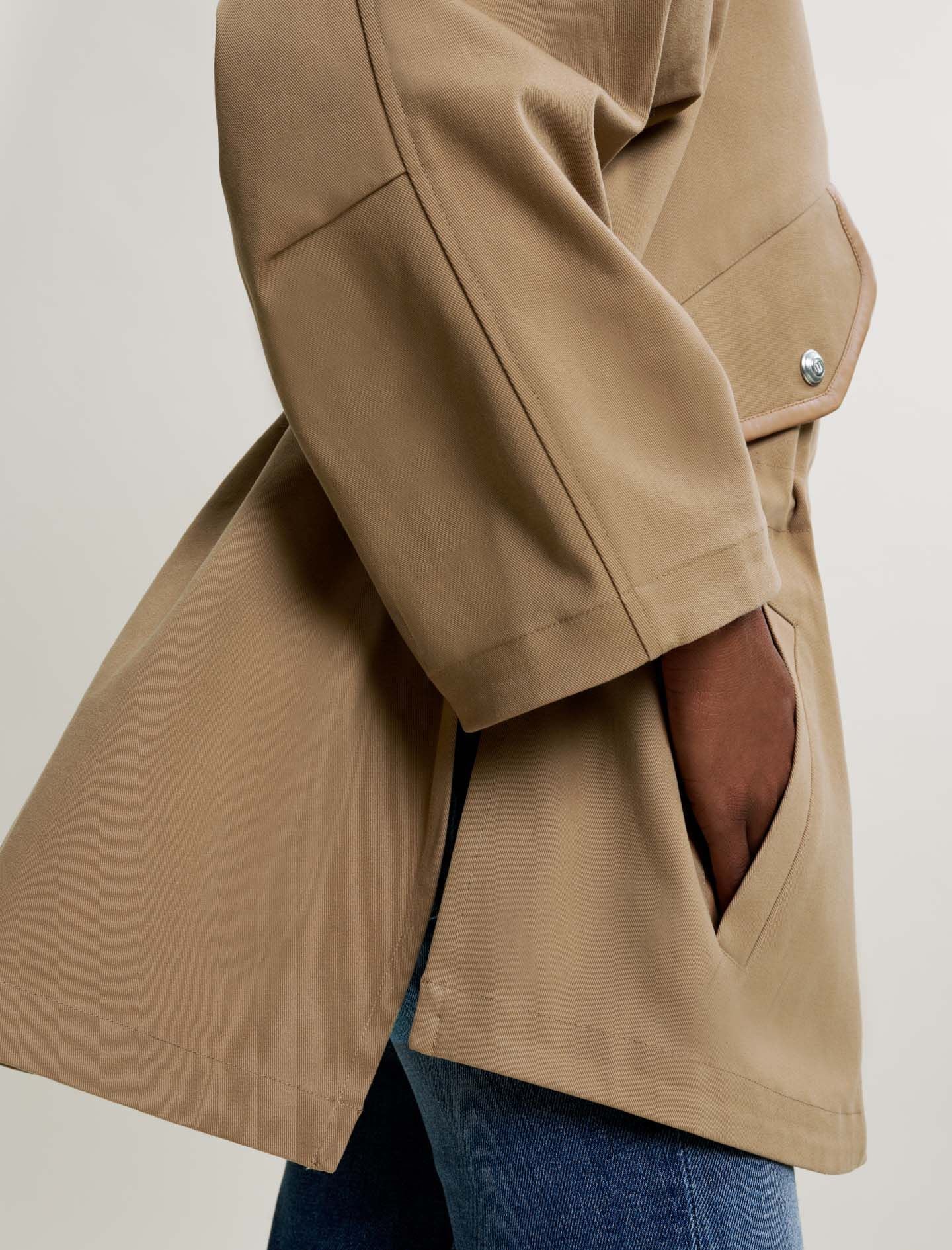 OVERSIZED COTTON COAT