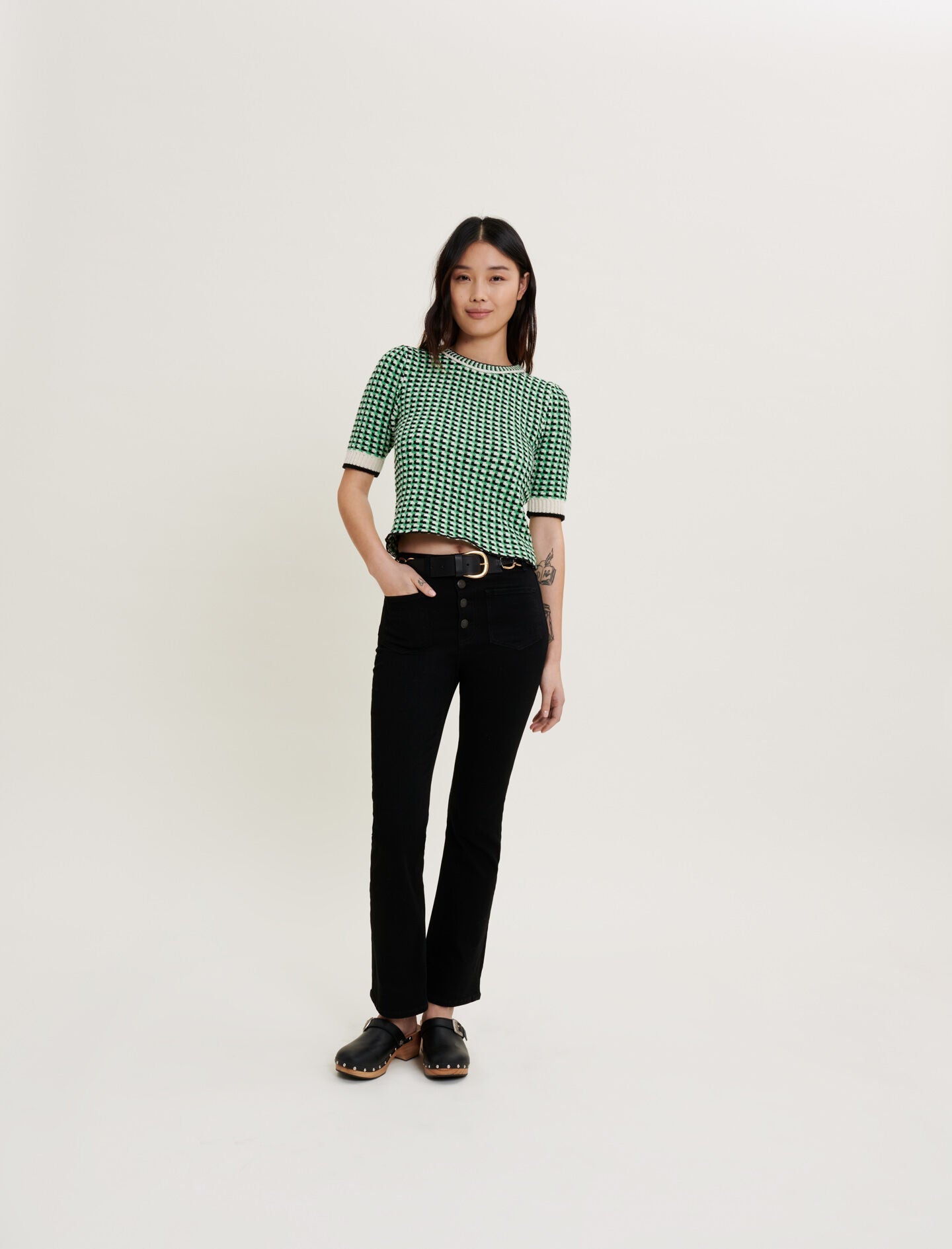 DECORATIVE KNIT JUMPER