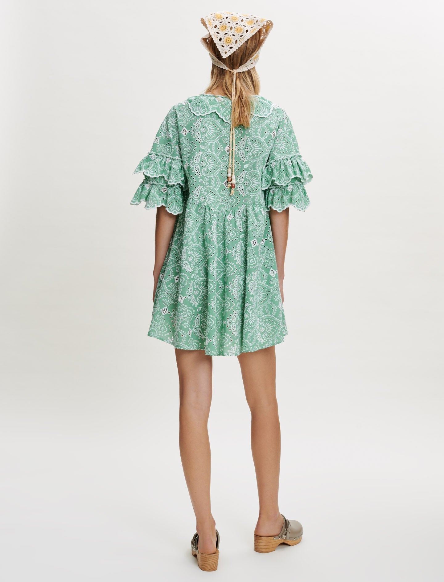 EMBROIDERED COTTON DRESS