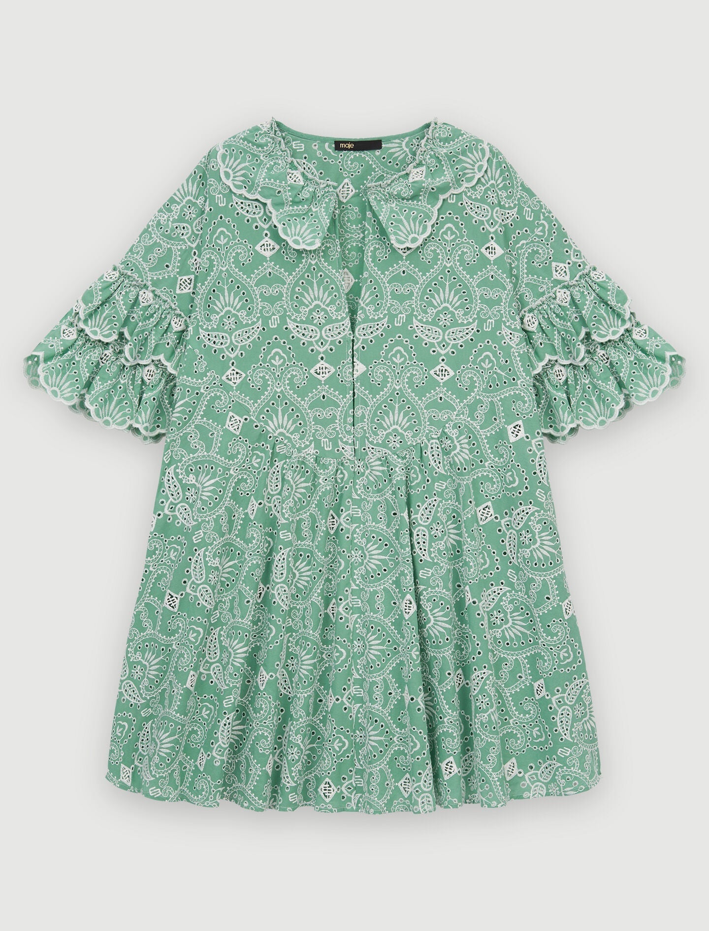 EMBROIDERED COTTON DRESS