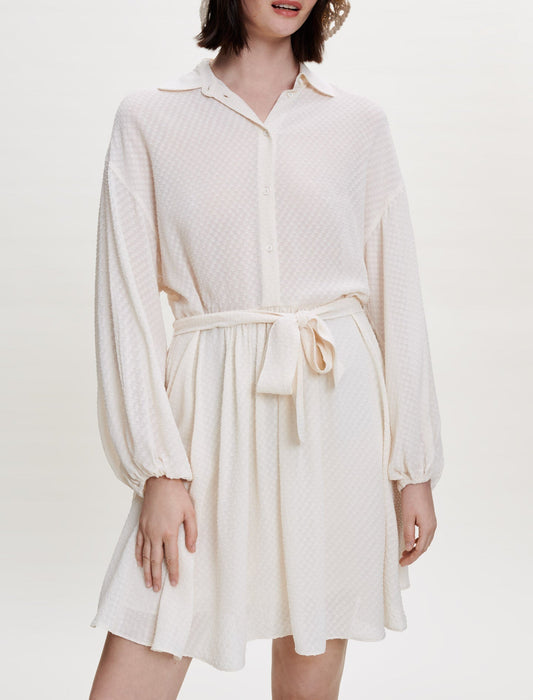 LOOSE, FLUID SHIRT DRESS