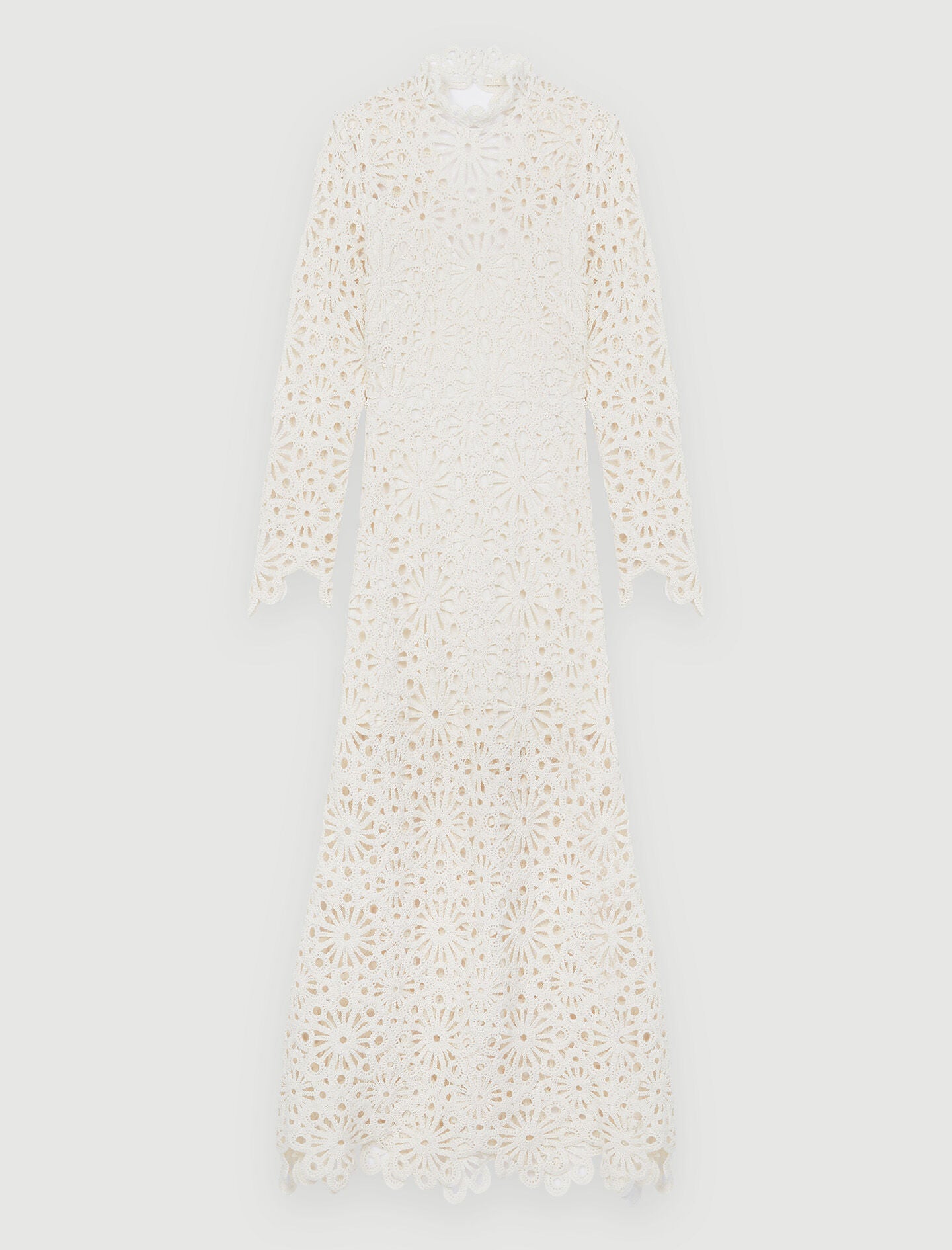 CROCHET-STYLE GUIPURE DRESS