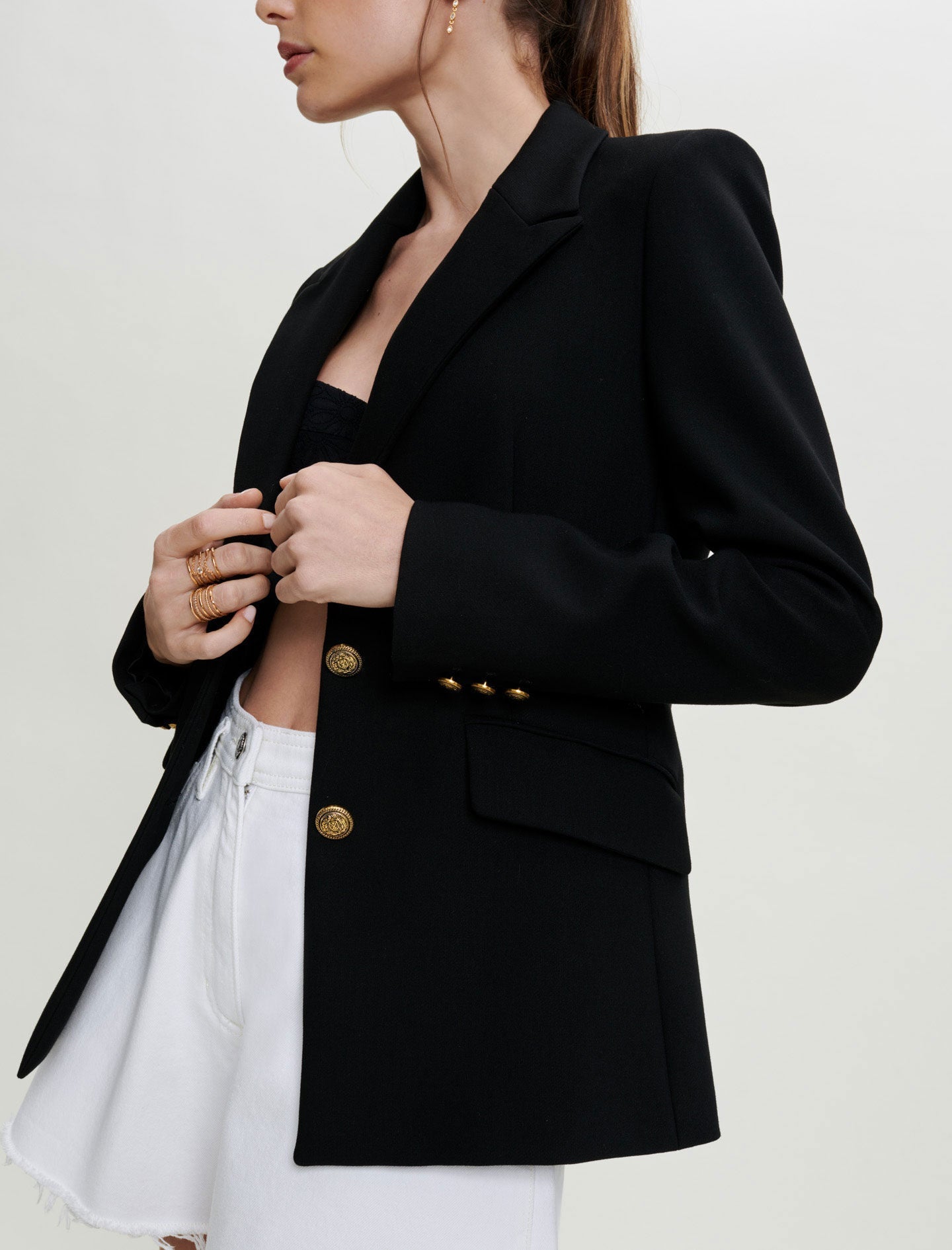 FITTED SUIT JACKET