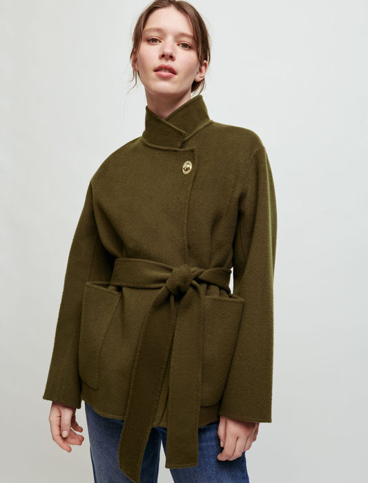 DOUBLE-SIDED BELTED JACKET