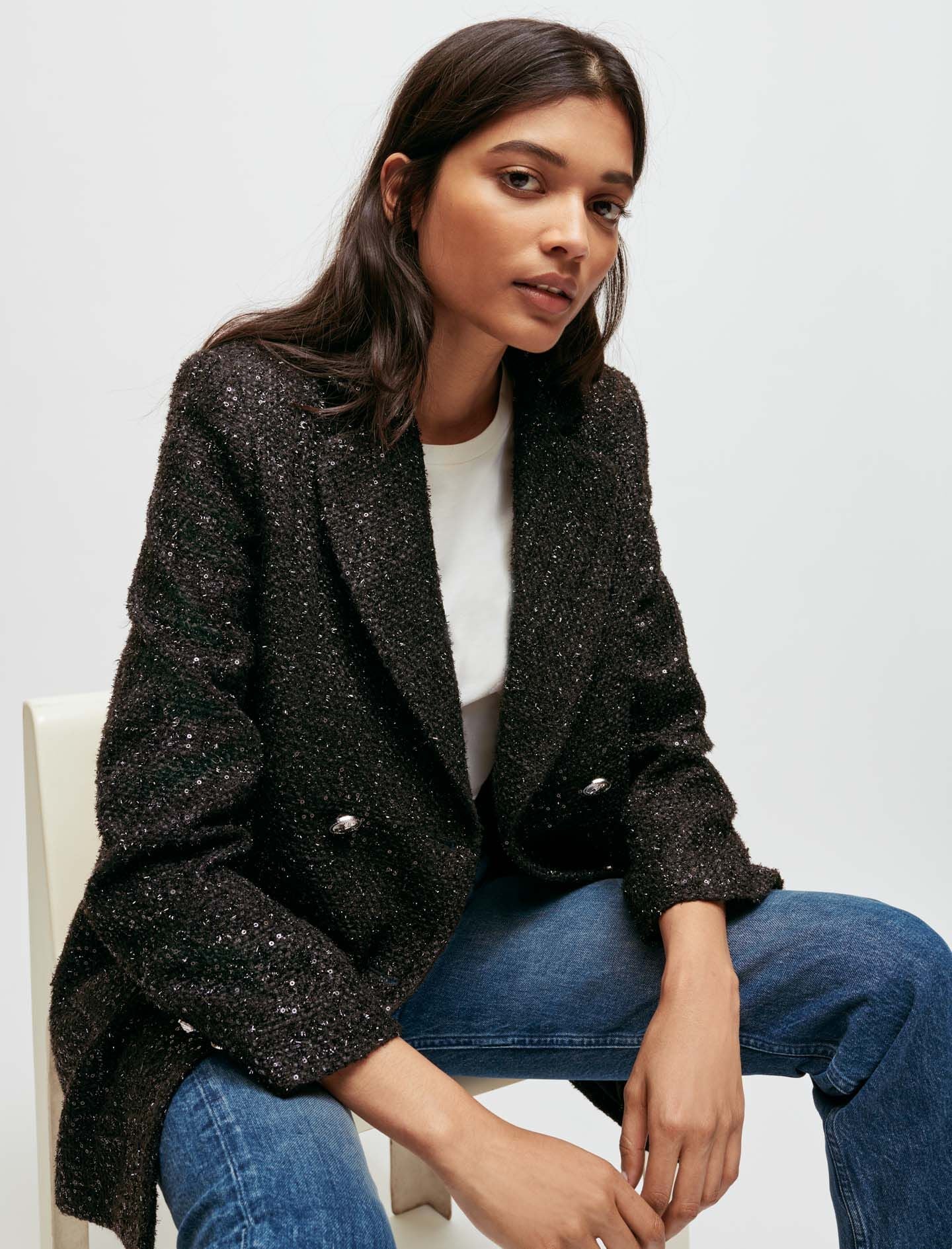 STRAIGHT DOUBLE-BREASTED JACKET