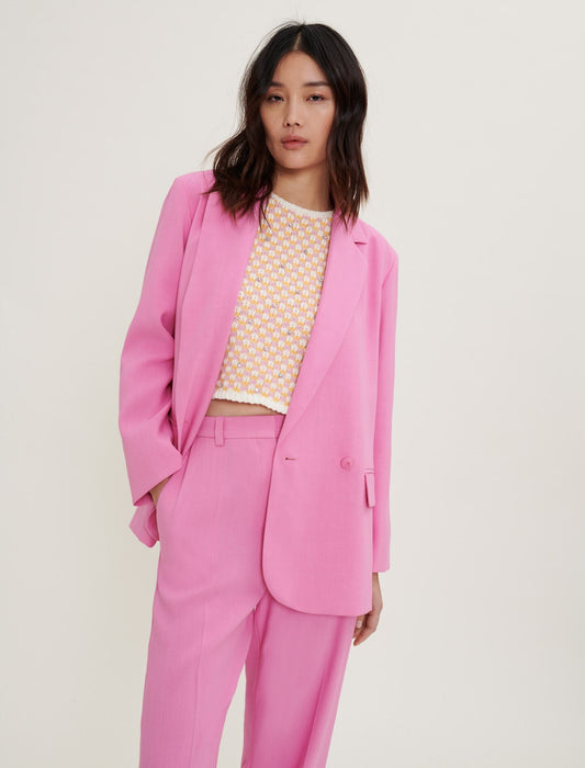 LOOSE-FITTING FLOATY SUIT JACKET