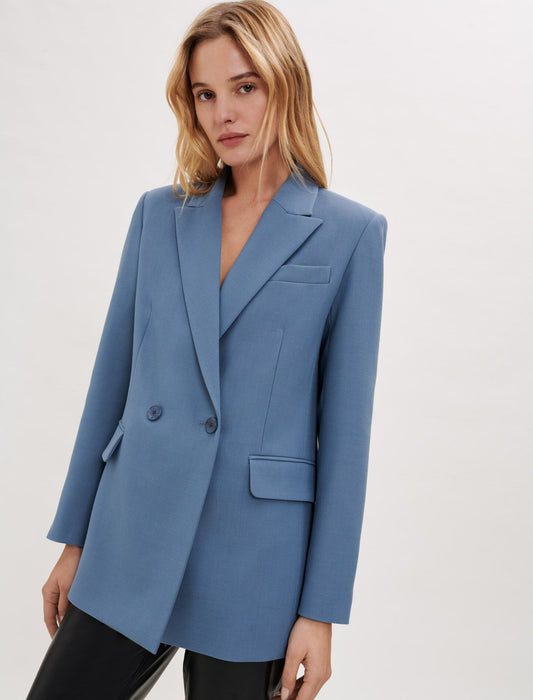 DOUBLE-BREASTED SUIT JACKET